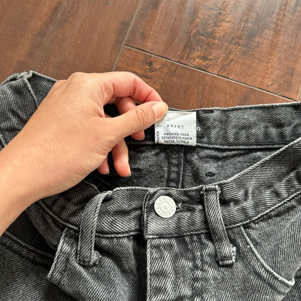 Vintage Guess by Georges Marciano high waisted black grey denim jeans - Picture 8 of 8